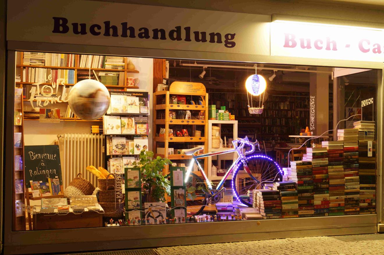 Unser Tour de France-Fenster 2017 zum Schaufensterwettbewerb anlässlich des Besuches der Tour de France in Ratingen :)